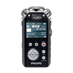 飞利浦（PHILIPS）VTR7800 16G 录音笔 4通道高清降噪远距离录音 文件编辑 变速播放