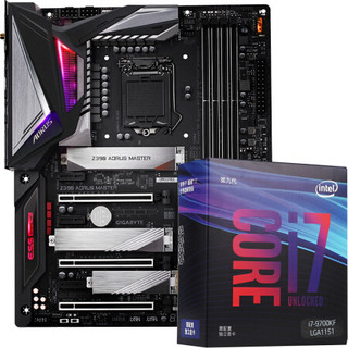 技嘉（GIGABYTE）Z390 AORUS MASTER主板+英特尔 i7-9700KF 板U套装/主板+CPU套装