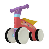 贝恩施 儿童玩具 平衡车滑步车学步车 防侧翻四轮稳固架构 滑行车TC06粉色款