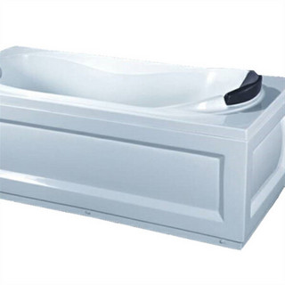 欧泰（OUTAI）浴缸整体无缝浴缸小户型卫生间简约垂直无缝裙边浴盆1700*800*700mmOT-9714