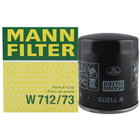 曼牌(MANNFILTER)机油滤清器/机滤/机油滤芯W712/73(马自达3/CX-7/睿翼/马自达6/进口马自达3/5/6/MPV/MX-5)