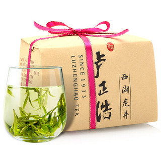 卢正浩 茶叶绿茶 明前精品西湖龙井茶叶春茶2019新茶（正字 5012002）200g *2件