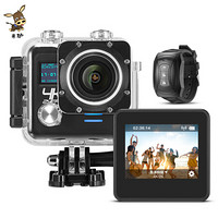米驴 i5运动相机4k摄像机微型高清专业数码摄像头潜水防水防抖照相机旅游dv行车记录仪 wifi 黑色