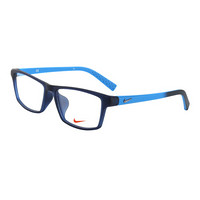 NIKE 耐克 中性款深蓝色镜框蓝色镜腿光学眼镜架眼镜框 NIKE 7920AF 404 53MM