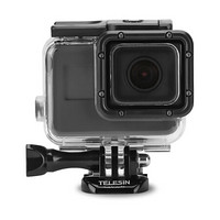 TELESIN Gopro hero7防水壳hero6 5配件潜水防护40米 直接安装透明可触屏