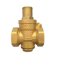 东誉达（DYD）自来水减压阀 4分DN15 全铜家用可调式过滤稳压阀热水器管恒压阀门