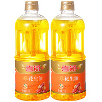 喜燕压榨一级特香花生油1L*2品质套装 山东产纯正食用油 植物油粮油2L