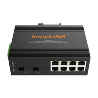 keepLINK KP-9000-65-2GX8GP-SC20A/B 2光口 8电口千兆交换机