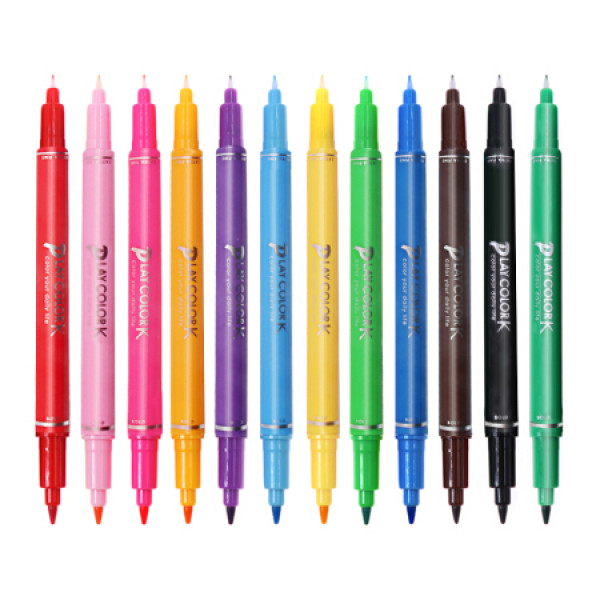 日本蜻蜓tombow24色水性彩笔套装gcf01208mm03mm双头水彩笔套装细记号