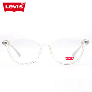 李维斯（Levi's）近视眼镜架 男士板材方框复古休闲镜框 透明镜框+配依视路A+ 1.56 LS03041C0650-914100AEU0