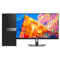 DELL 戴尔 OptiPlex 3060MT 八代酷睿版 27英寸 商务台式机 黑色 (酷睿i3-8100、核芯显卡、4GB、1TB HDD、风冷)