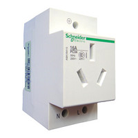 施耐德电气（Schneider Electric）A9导轨插座 断路器空气开关配电箱导轨 A9A16415 16A 3孔 可定制