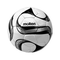 Molten 摩腾 足球4号手缝训练比赛用球PVC材质 F4F1700-WK黑色