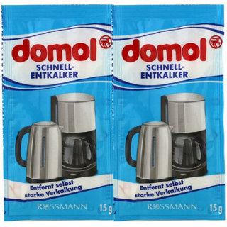 Domol快速去水垢剂 水垢咖啡渍 茶垢去污剂 德国原装进口 2*15g