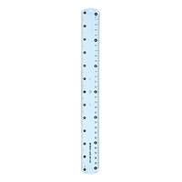 M&G 晨光 30cm蓝色软型学生绘图直尺仪尺 单把装ARL96156