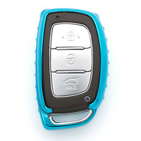 铁摩图（TIEMOTU）YST23 汽车钥匙壳 现代汽车钥匙保护套 钥匙包 魅力蓝 具体以车型匹配为准