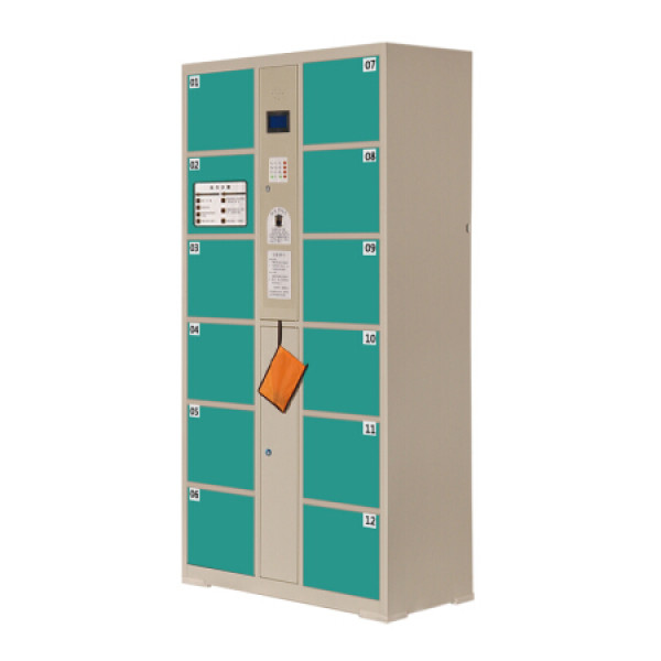 商品锐达星12门指纹识别超市电子存包柜存储柜商场寄存柜存放柜储物柜