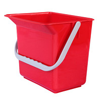 CT施达 TM-CTA 125R 长方形小型储水桶 加厚耐用清洁水桶 带提手小号收纳储物桶 6L红色