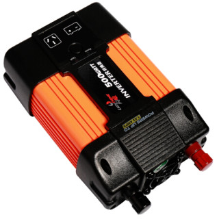 闪电 车载逆变器 12V转220V转换器 500W 带USB/AC输出 交流插座 双配线 点烟器/电瓶两用逆变器