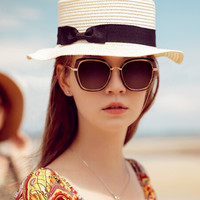 Helen Keller 2019年新款轻熟气质系列女款太阳镜 H8819 烟灰色N23（偏光）