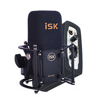 iSK IKG2000专业麦克风电脑手机通用变声网络k歌喊麦主播直播录音设备全套  IKG2000+艾肯micu声卡
