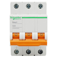施耐德电气(Schneider Electric)家用微型断路器 空气开关 3P C63A EA9系列EA9AN3C63R