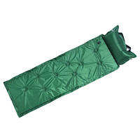 快乐游 kuaileyou 户外可拼接自动充气垫防潮垫帐篷气垫床单人午休垫旅行露营睡垫 KLY-4012 绿色九点充气垫
