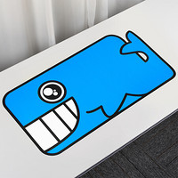 BUBM 小清新鼠标垫超大号办公室桌垫书桌写字台桌面垫 卡通可爱动物游戏垫笔记本电脑垫BGZD-DW鲸鱼
