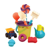 比乐B.Toys 户外沙滩玩具夏日 沙滩袋套装-蓝色 儿童挖沙玩水套装 感统玩具  18个月+ BX1307Z
