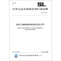 中华人民共和国水利行业标准（SL 577-2013）：实时工情数据库表结构及标识符