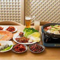 吃货福利：3店通用！地铁直达！上海文小馆 韩式料理双人套餐