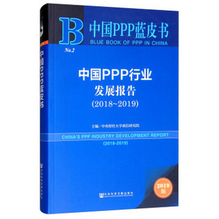 2019版 中国PPP行业发展报告（2018~2019）/中国PPP蓝皮书