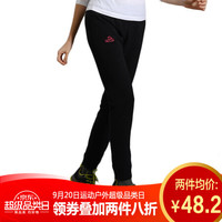 伯希和（pelliot）户外抓绒裤男女秋冬保暖加厚抓绒长裤（12631102） 女黑色 XL