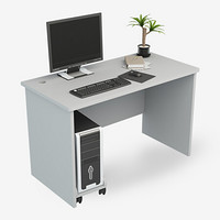 好事达易美定制办公桌 现代简约职员台式电脑桌 带主机托NP007
