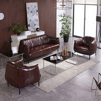 中伟办公沙发会客沙发接待沙发时尚简约商务沙发组合3+1+1 ZW-167