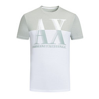 ARMANI EXCHANGE 阿玛尼奢侈品男士短袖针织T恤衫 3ZZTCG-ZJA5Z WHITE-2955 XS