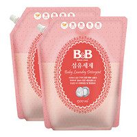 B&B 保宁 宝宝洗衣液 香草香型 1300ml*2袋