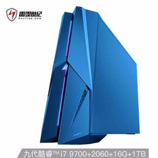 RAYTINE 雷霆世纪 觉醒系列 X6S  台式机 绝地蓝 酷睿i7-9700 16GB 1TB SSD RTX 2060  