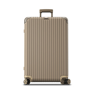 RIMOWA 32寸托运箱拉杆箱 TOPAS TITANIUM MULTIWHEEL  ELECTRONIC TAG系列钛金色 924.77.03.5