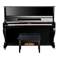 查克林 Chickenin&Sons 立式钢琴黑色德国进口配置演奏型88键高端121cm