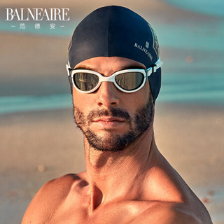 范德安（BALNEAIRE）YJ001 防水防雾泳镜 高清男女通用成人平光近视专业训练游泳眼镜 500°