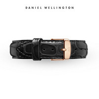 丹尼尔惠灵顿（DanielWellington）DW原装表带17mm皮带金色针扣女款DW00200134（适用于34mm表盘系列）