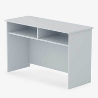 好事达易美定制培训桌 简约现代长条桌1.2米灰白色加宽 二人位 CN004