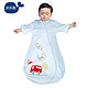 米乐鱼 儿童睡袋婴儿抱被四季款包被宝宝一体款防踢被汽车总动员 蓝色90码