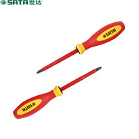 世达 SATA 61213 G系列双色柄十字绝缘螺丝批 2*100MM(货期三周)