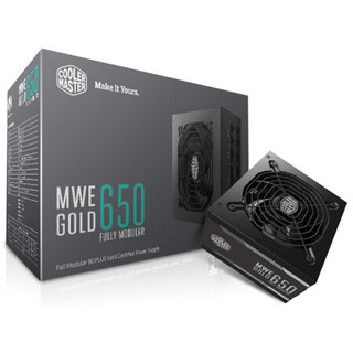 酷冷至尊（CoolerMaster）额定650W MWE650机箱电源（京东UPC，无彩包商家定制款，100台起拍少于不发货）