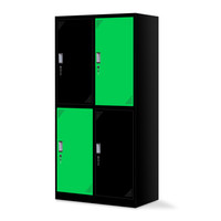  ZHONGWEI/中伟 GYG-11 拆装 更衣柜 锁  绿色 3层