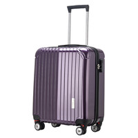 秀乐途Surelaptop万向轮拉杆箱19英寸男女商务电脑旅行箱行李箱子镜面登机箱3036-19 镜面 紫色
