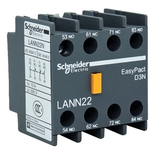施耐德电气 EasyPact D3N附件 2NO+2NC LANN22N 接触器附件