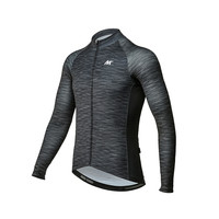 迈森兰MYSENLAN 骑行服上衣男子长袖春夏休闲复古风格子自行车衣 风潮 黑色 XXXL